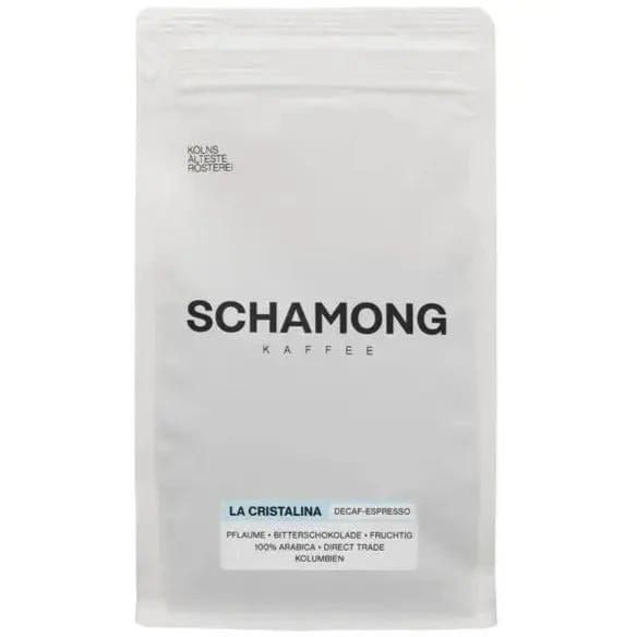Decaf Espresso La Cristalina - Entkoffeiniert Schamong