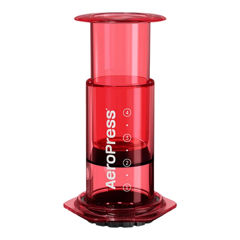 Transparentes Rot AeroPress