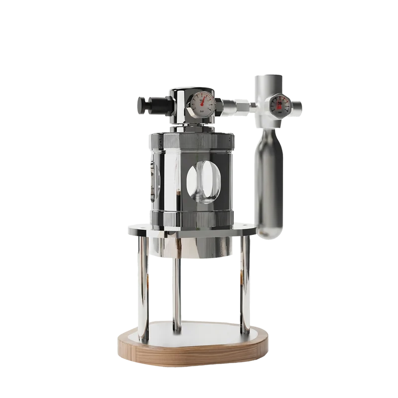Aleman Mikro-Pneumatische Espressomaschine | Luftbetriebene 58 mm Tischmaschine