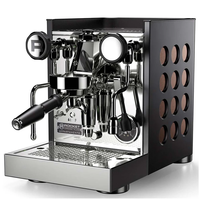 Rocket Appartamento TCA Espressomaschine (Schwarz-Kupfer)