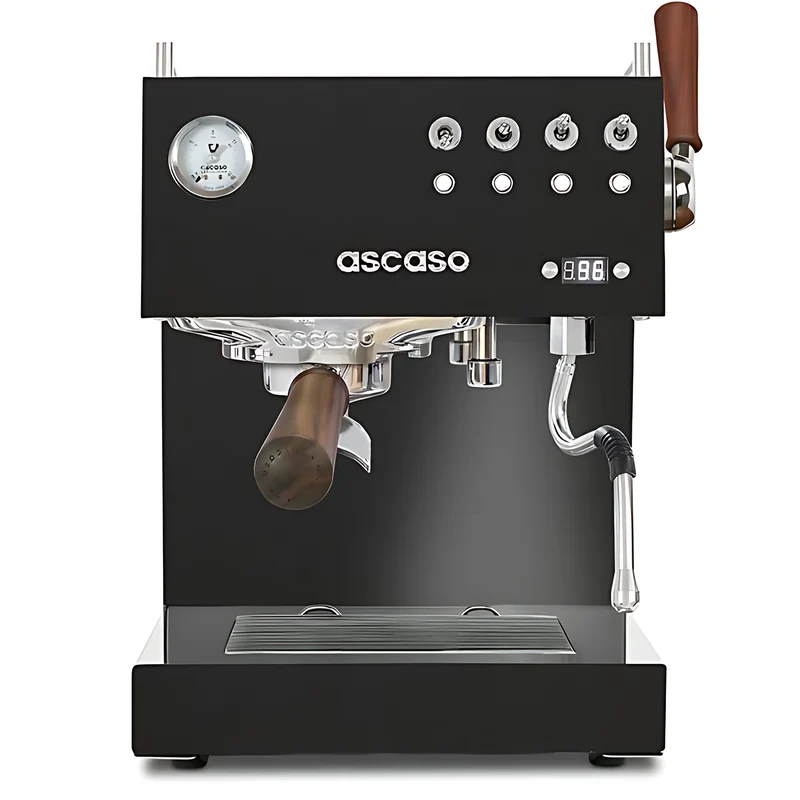 ASCASO Steel DUO PLUS PID schwarz / black & wood - Offset kalibriert