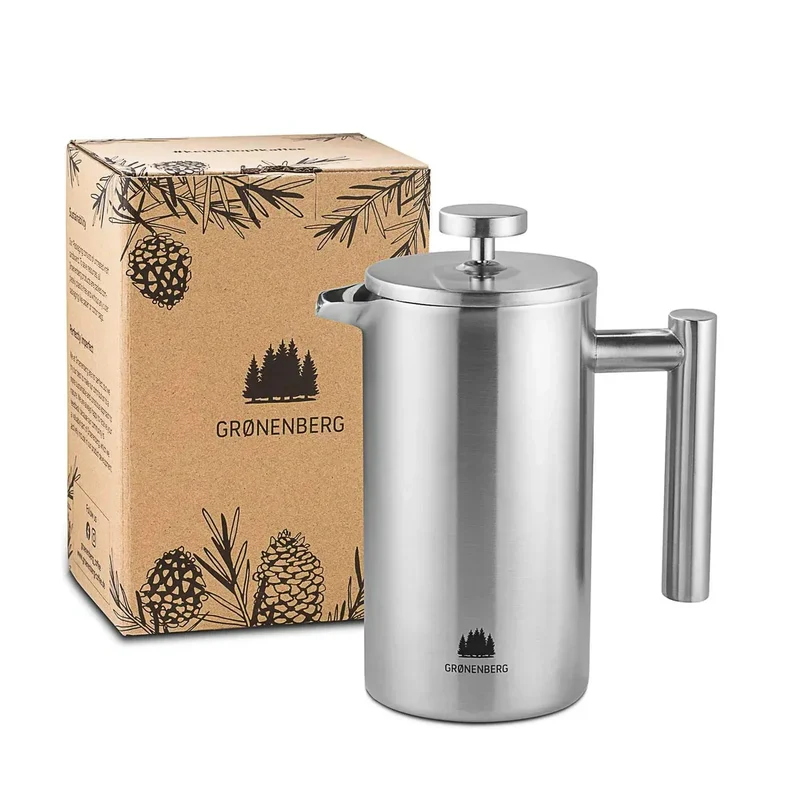 Groenenberg French Press aus Edelstahl 1 Liter