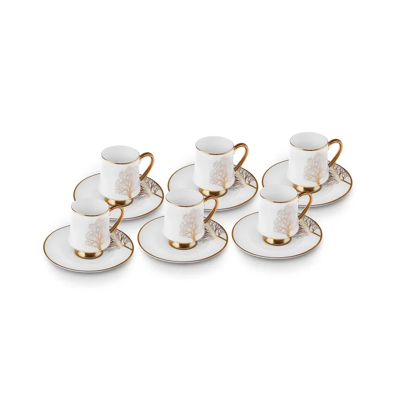 Karaca Afra Kaffeetasse für 6 Personen, 90 ml