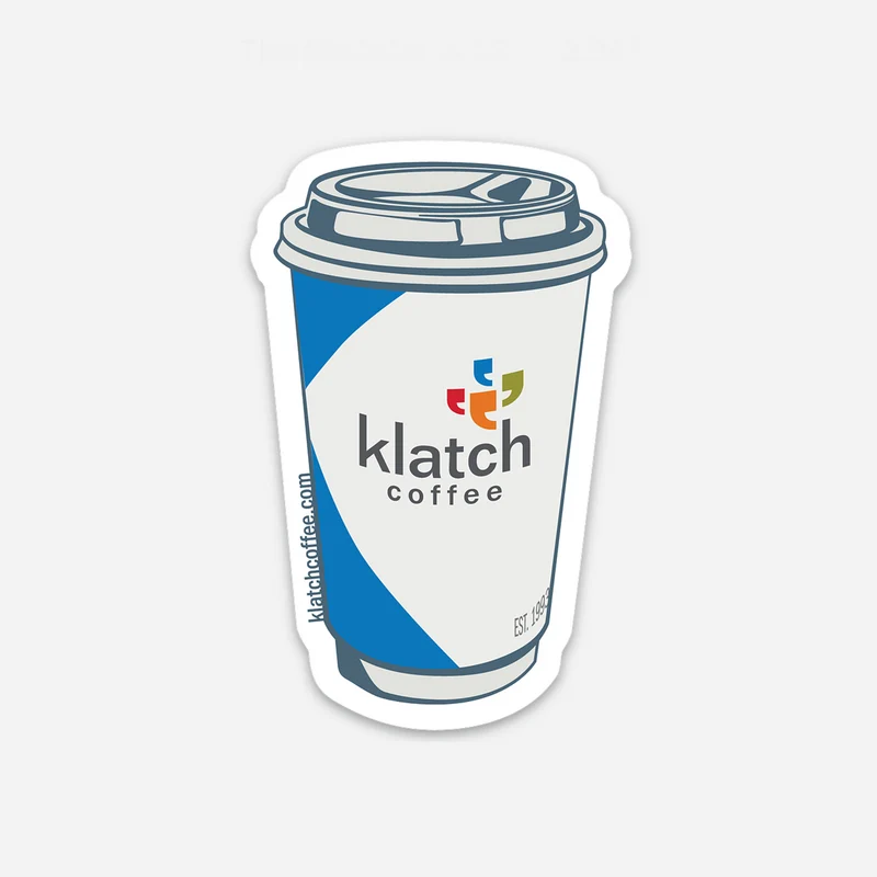 Klatch Coffee Cup Sticker
