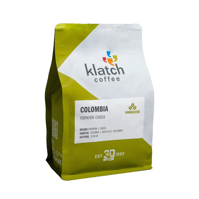 Unroasted Colombia Popayán Cauca