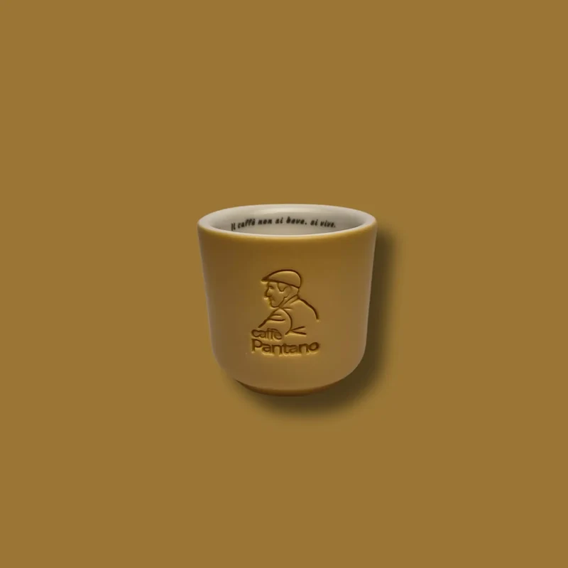 Caffè Pantano | Espressotasse handgefertigt Gelb