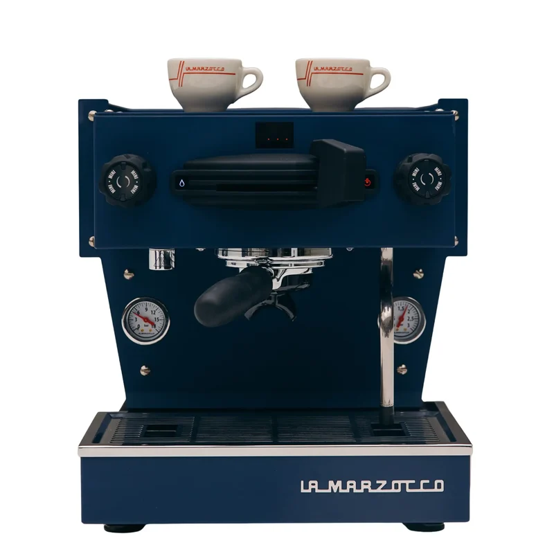 La Marzocco Linea Mini R Blau Espressomaschine