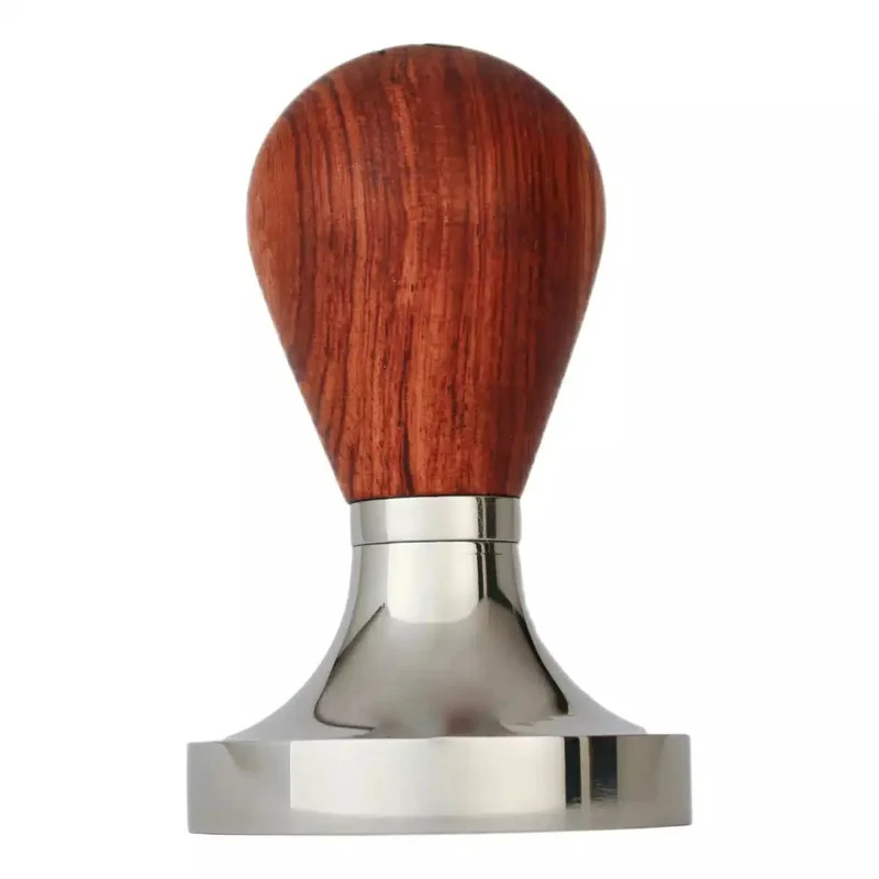 Barista Tamper Rosenträ glatte Basis 58mm