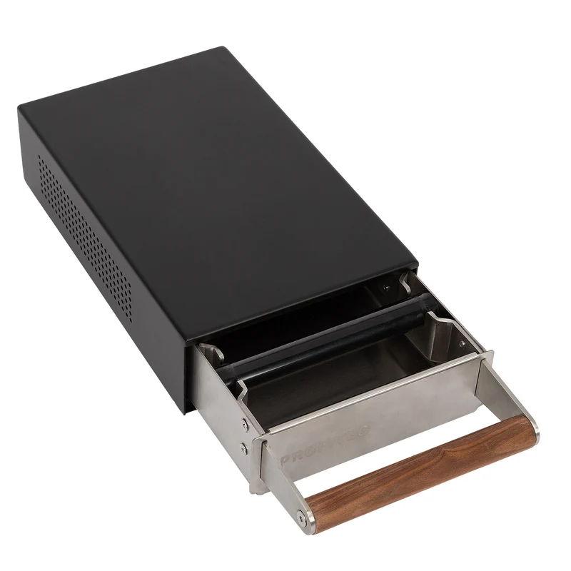 Profitec Sudschublade schwarz mit Holzgriff