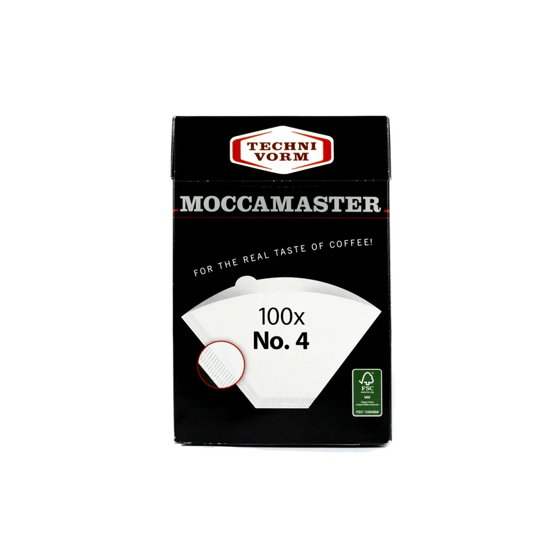 Moccamaster Papierfilter Nr.4 weiß | 100 Stück