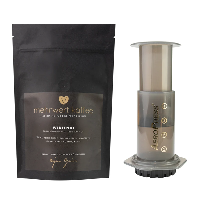 Aeropress & Kaffee im Set