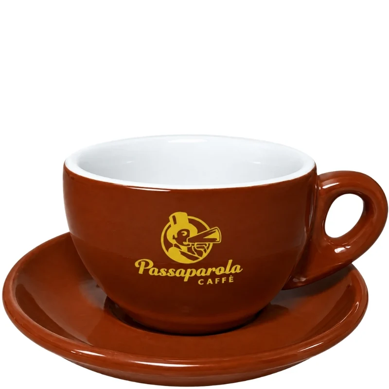 Passaparola Milchkaffee Tasse Braun