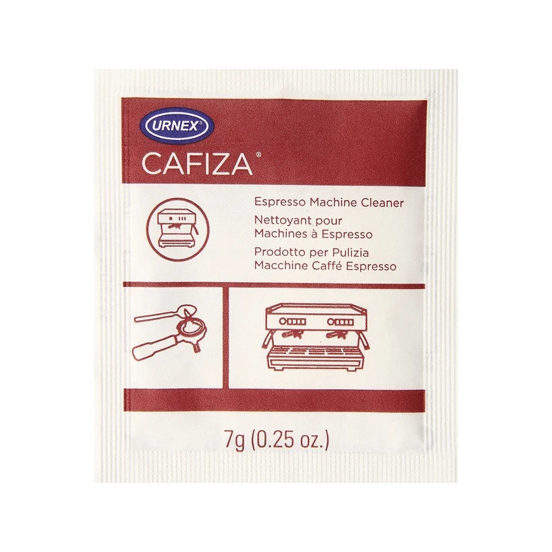 Cafiza Kaffeefettlöser Reinigungspulver von Urnex im Sachet 7g