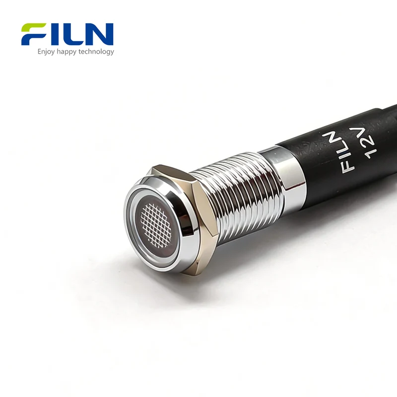 Professional Three-color Indicator Light Series - 8mm to 16mm Metal Signal Lamp
