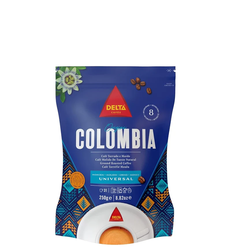 Delta Colombia gemahlener Röstkaffee 100% Arabica | 220 g