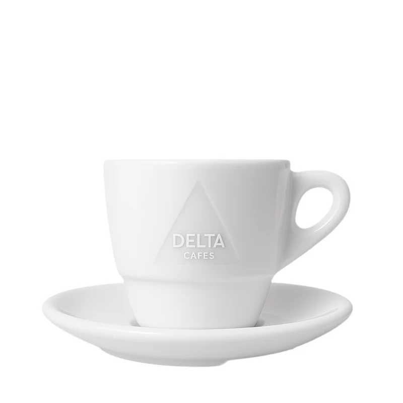 Cappuccino-Tassen Delta "Relevo" 200ml | 6 Stück