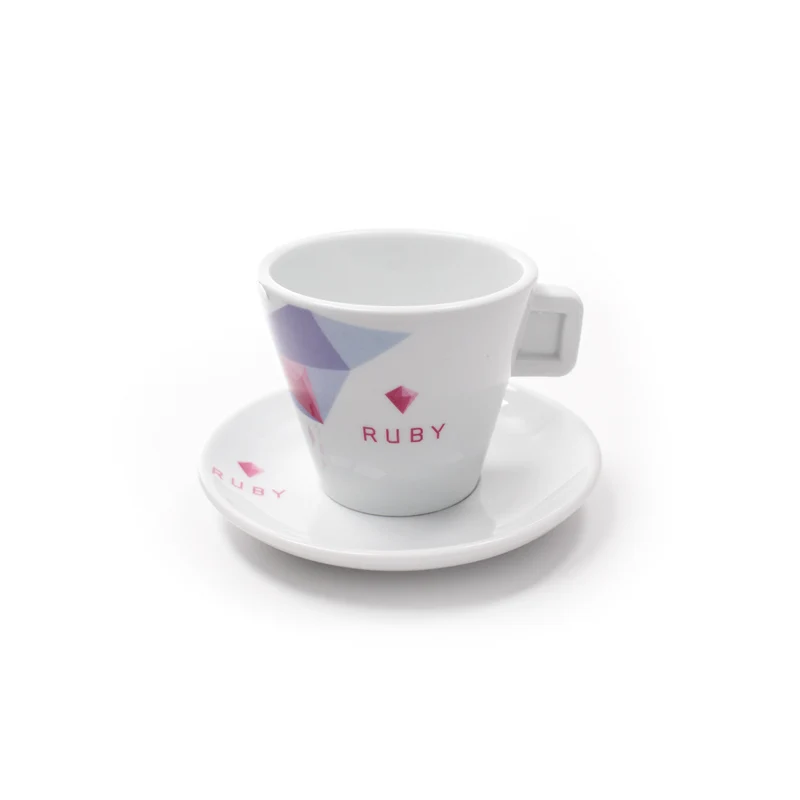 Cappuccino-Tassen Delta "Ruby" 265ml | 6 Stück