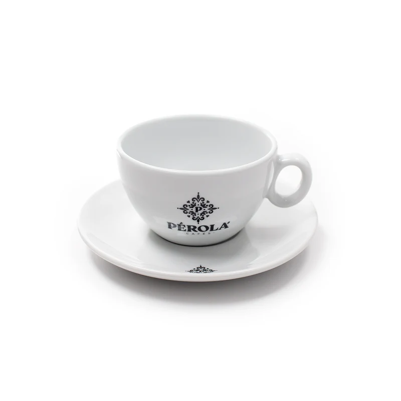 Große Cappuccino-Tassen Pérola Cafés 265ml | 6 Stück