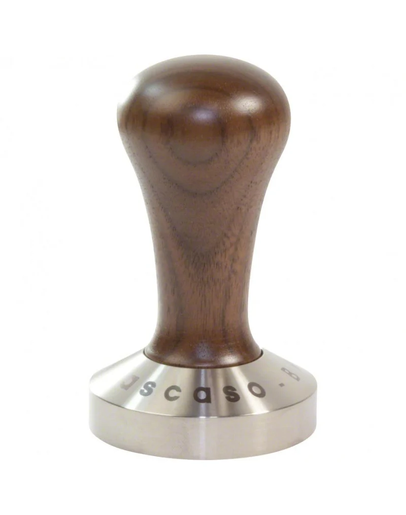 ascaso Tamper Walnuss-Holz, 58mm, flach
