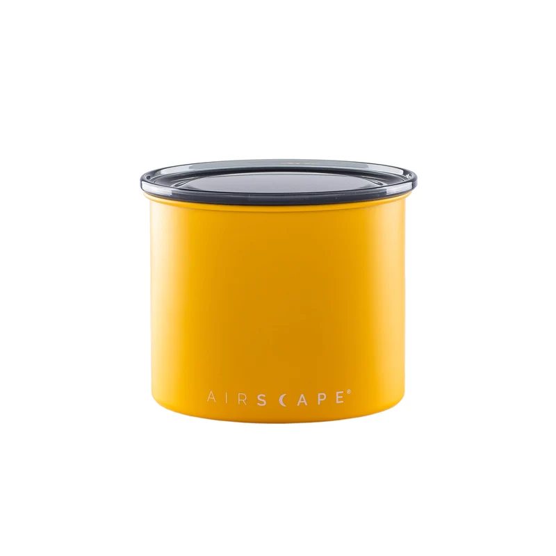 AIRSCAPE gelb matt - für 250 g Kaffeebohnen