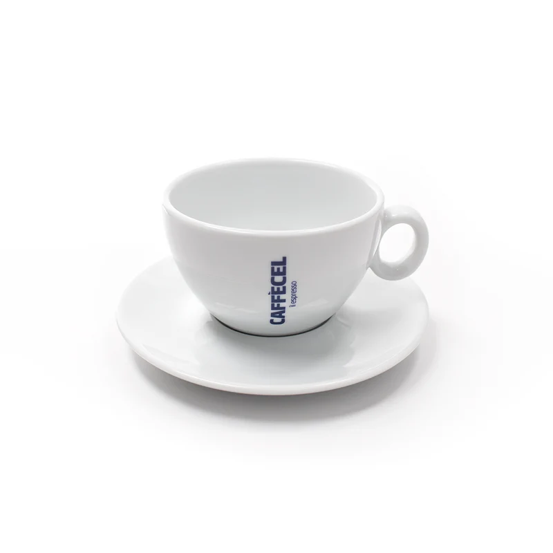Große Cappuccino-Tassen Caffècel 265ml | 6 Stück