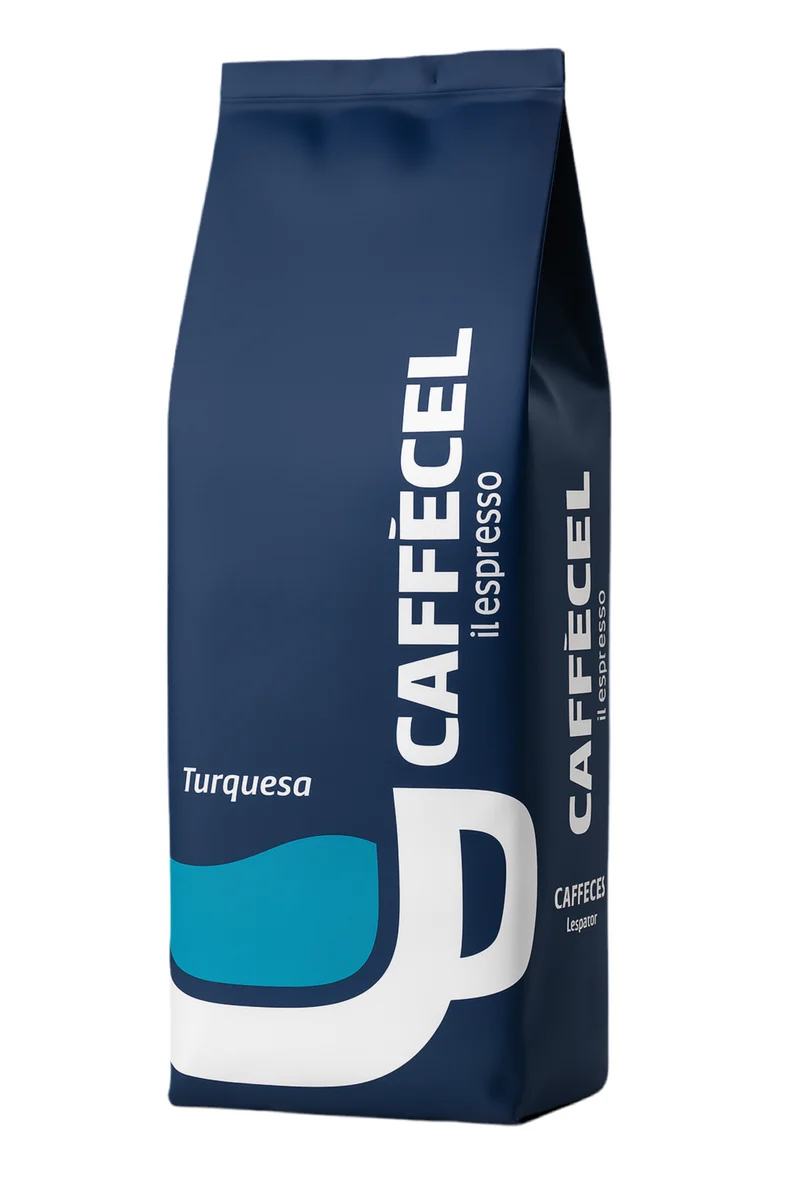 CafféCel Turquesa ganze Kaffeebohnen | 1 Kg