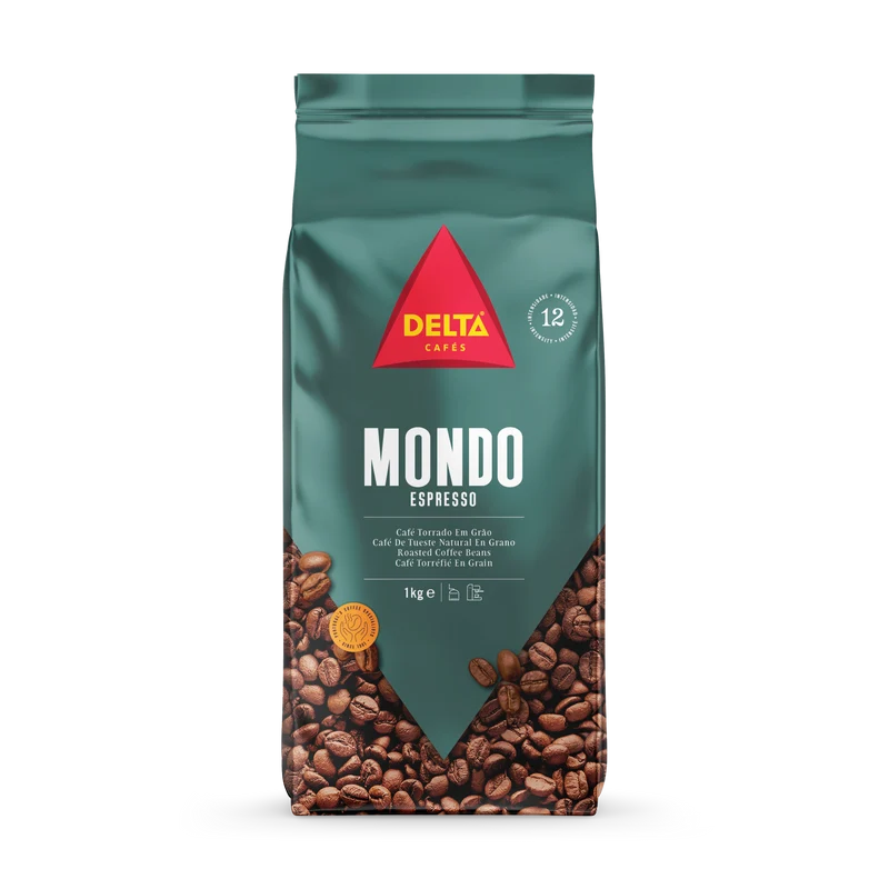 Delta Mondo Espresso ganze Kaffeebohnen | 1 Kg