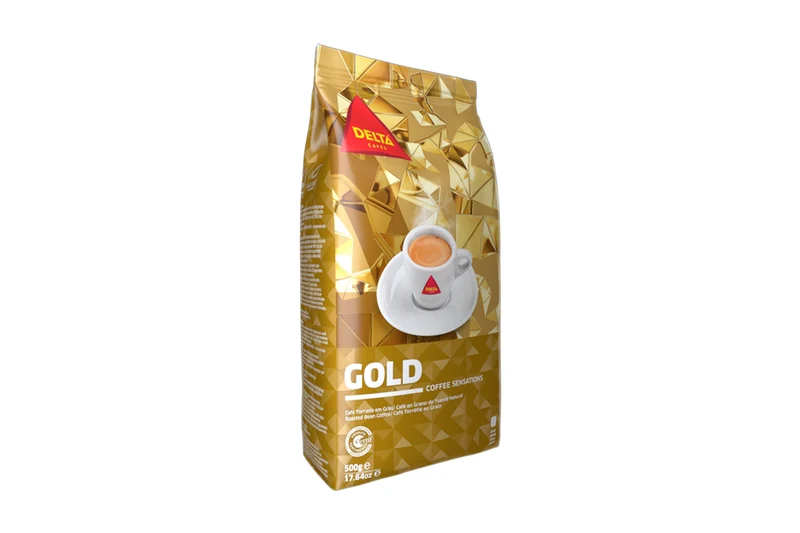 Delta Gold ganze Kaffeebohnen | 500 g