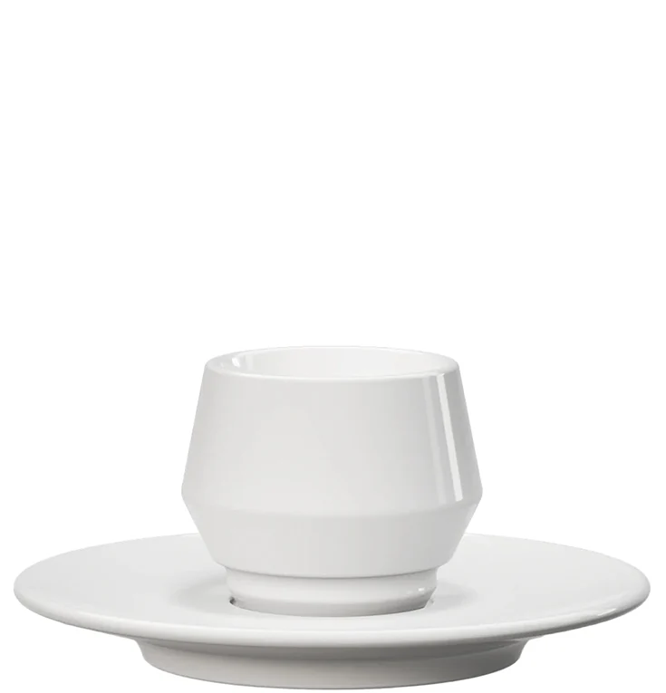 Maniko Espressotasse Weiß Doppelwandig