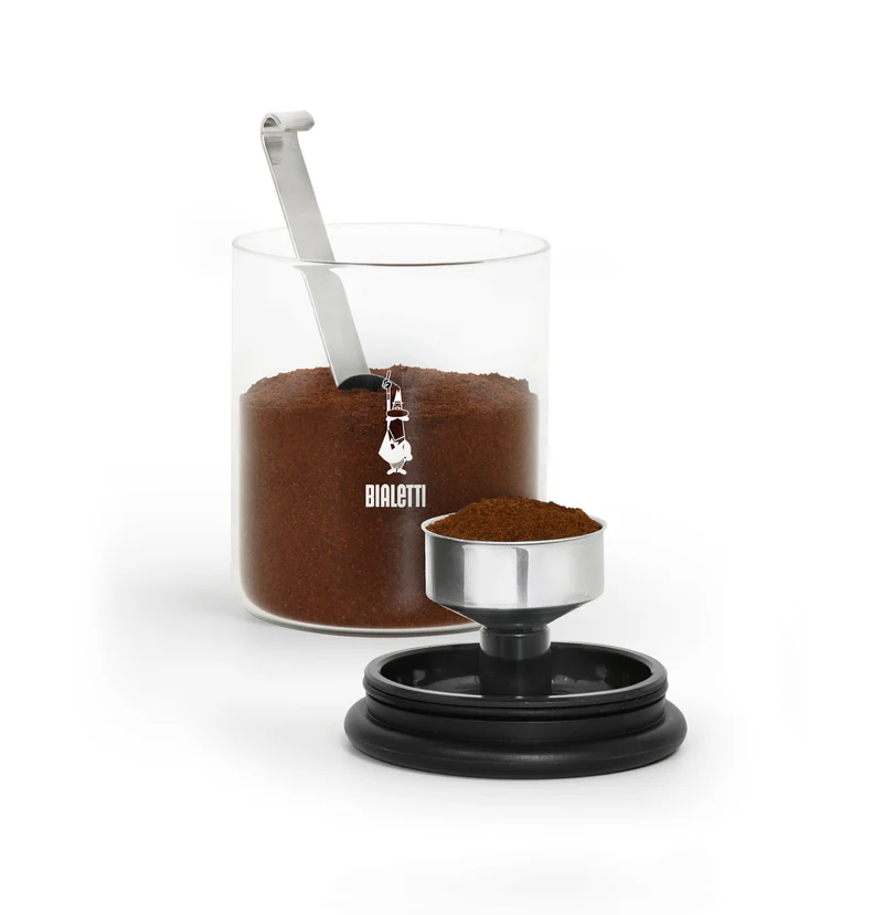 Bialetti Kaffee Aromabehälter Glas