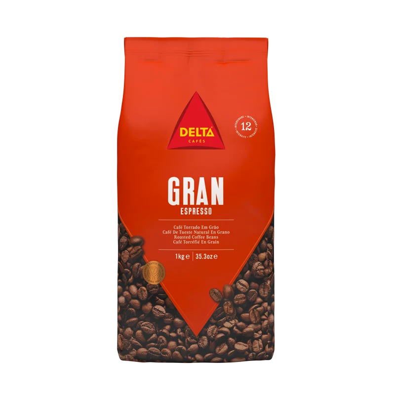 Delta Gran Espresso ganze Kaffeebohnen | 1 Kg