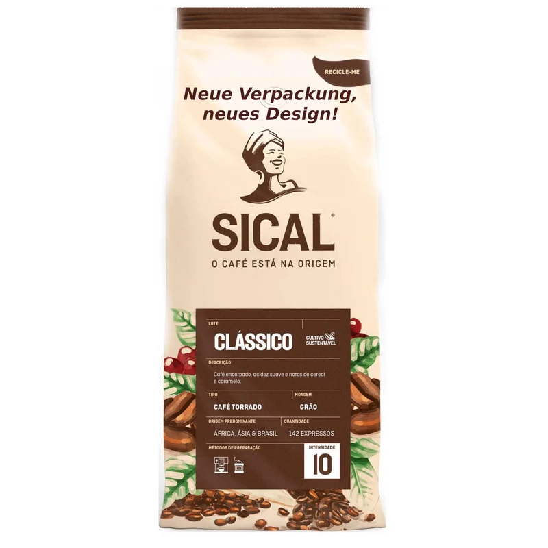 Sical Clássico 5 Estrelas Kaffeebohnen | 1 Kg