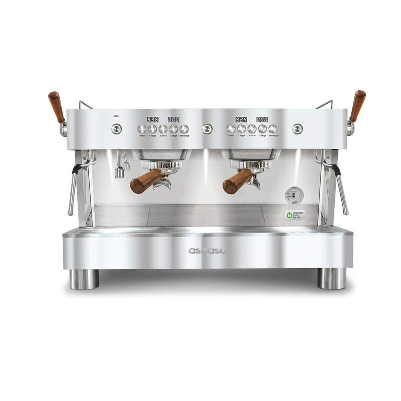 Ascaso Barista T Plus 2GR Chrom mit Holz