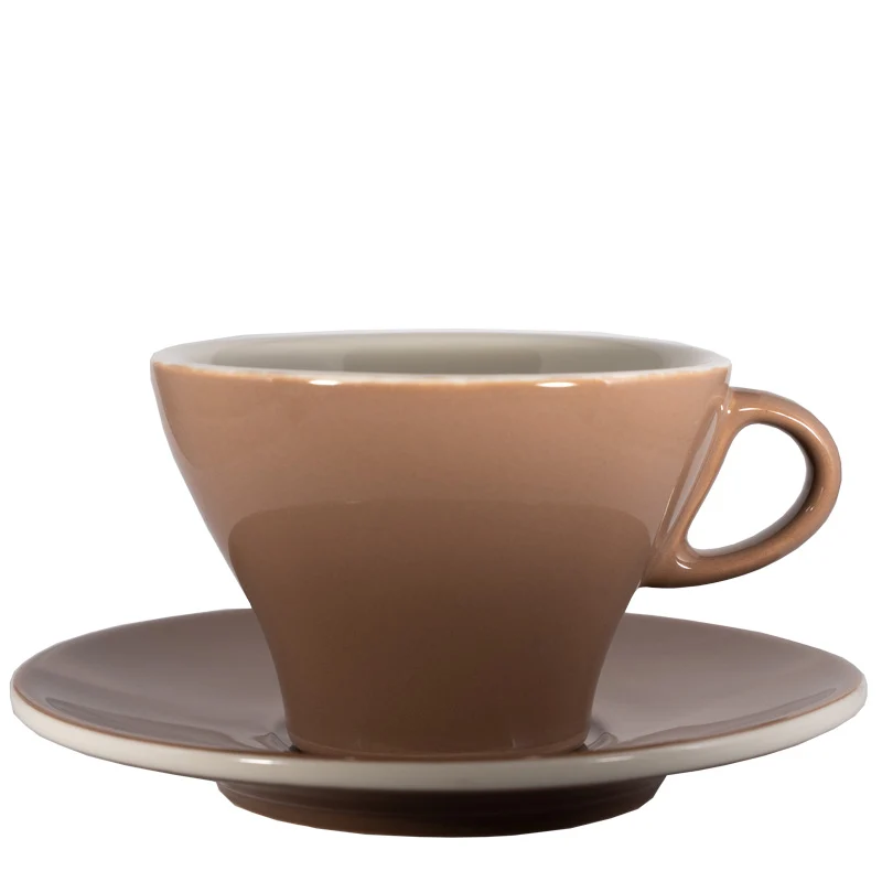 Milchkaffeetasse Gardenia - Schlamm