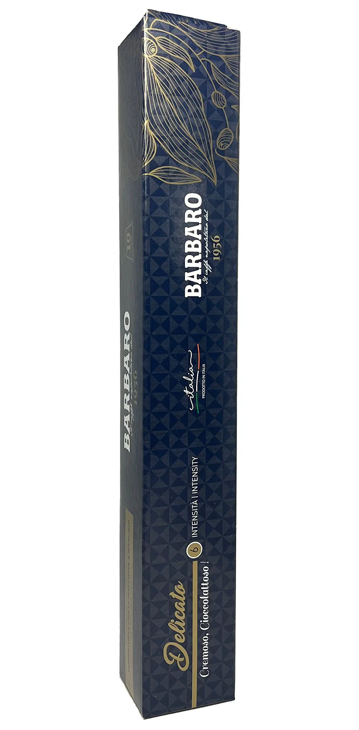 Barbaro Delicato Nespresso®* - kompatible Aluminiumkapseln