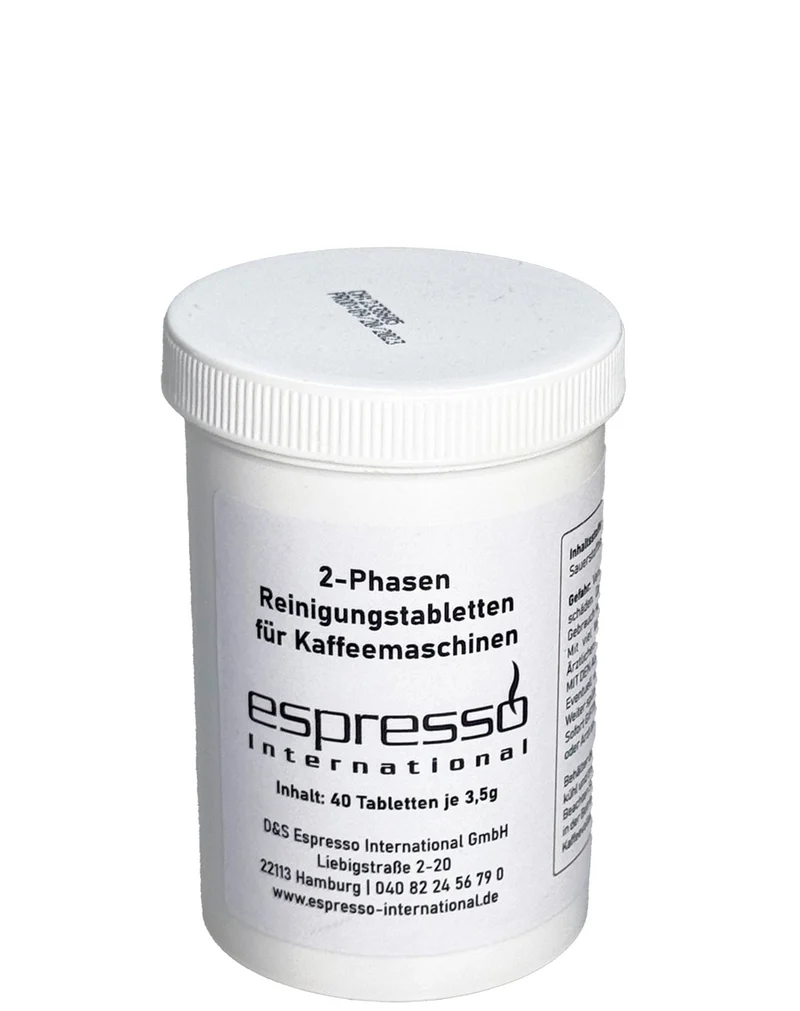 2-Phasen Reinigungtabletten für Kaffeemaschinen