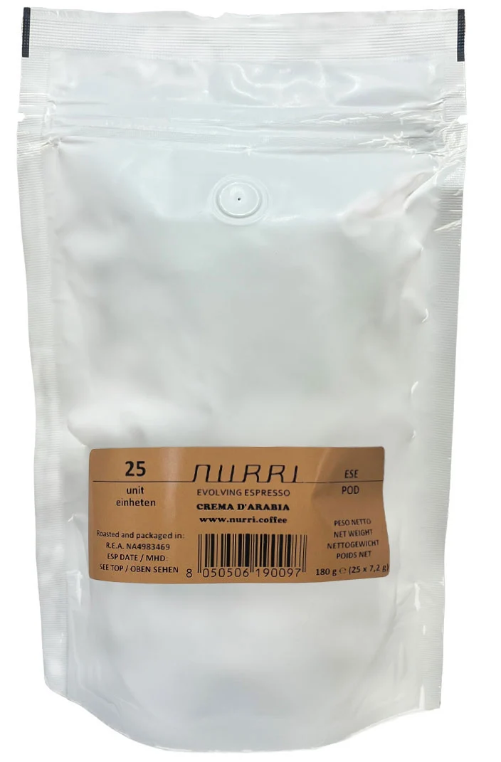 Nurri Crema d' Arabia ESE Pads keine Einzelverpackung