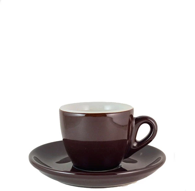 Espressotasse braun - dickwandig