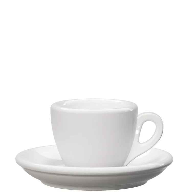 Espressotasse weiß - dickwandig