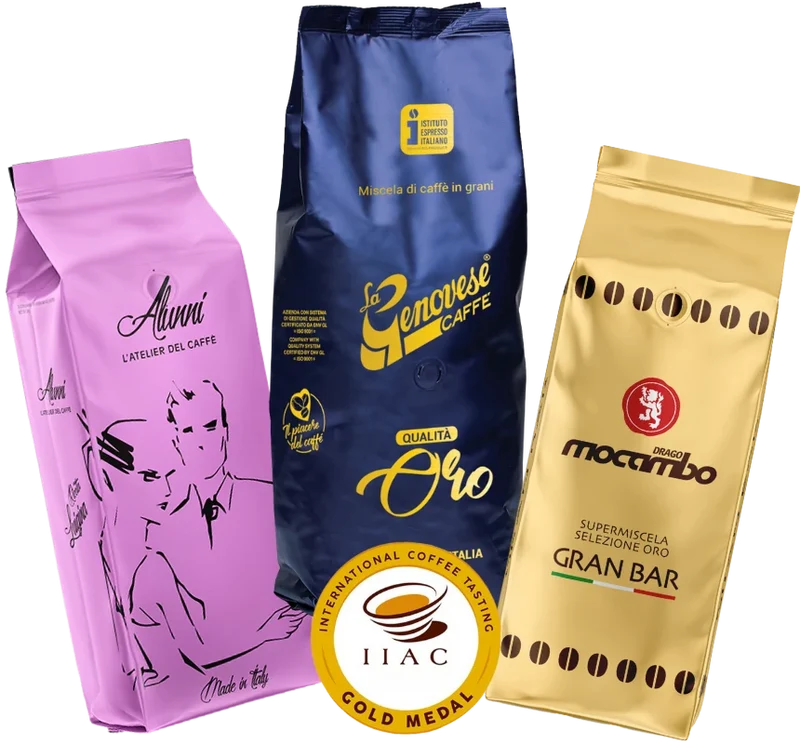 Espresso Probierset Goldmedaillen Trio