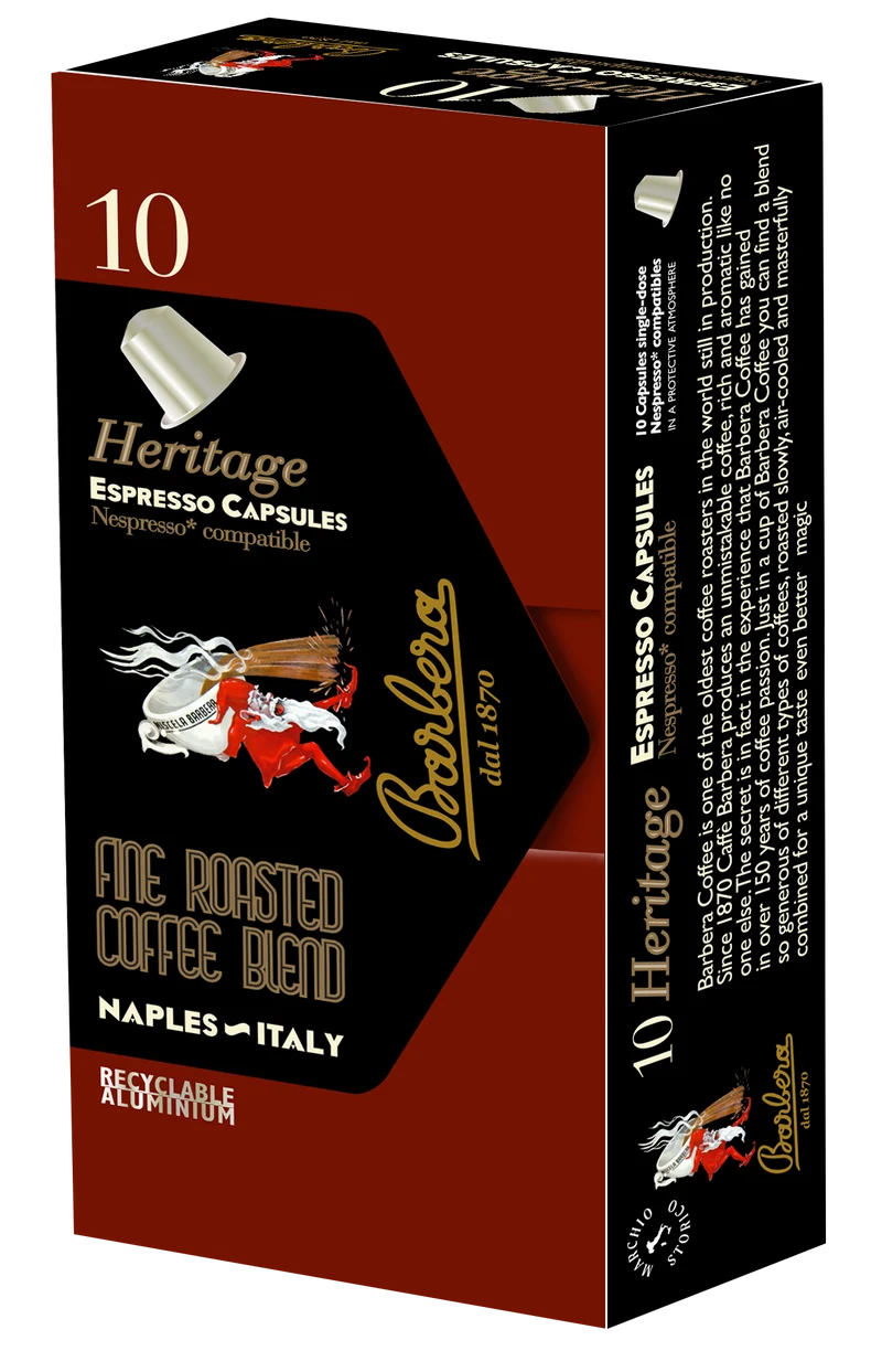 Barbera Heritage Nespresso®* kompatible Kapseln