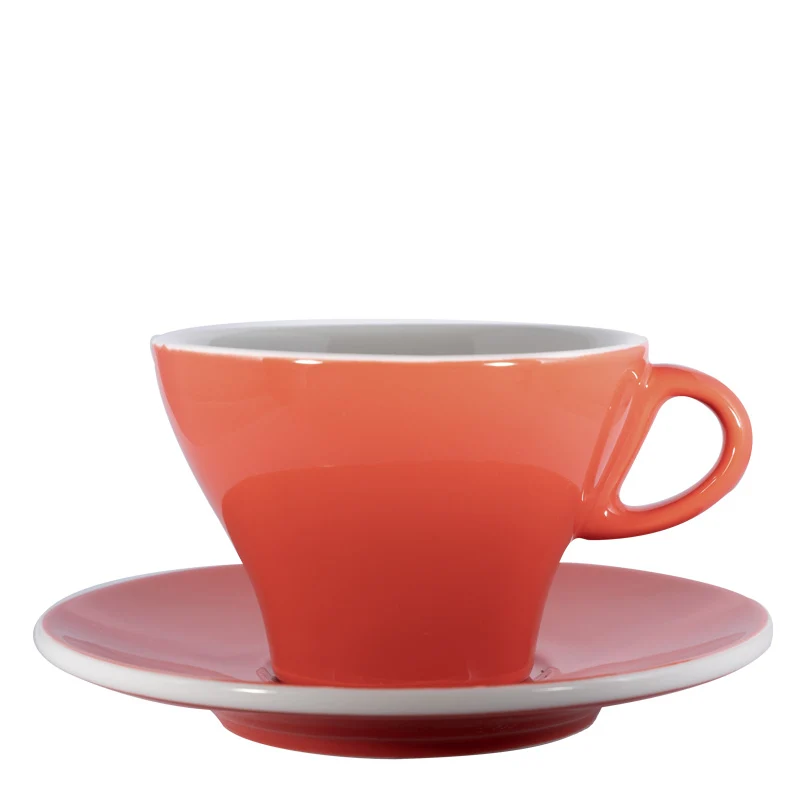 Milchkaffeetasse Gardenia - Lachs