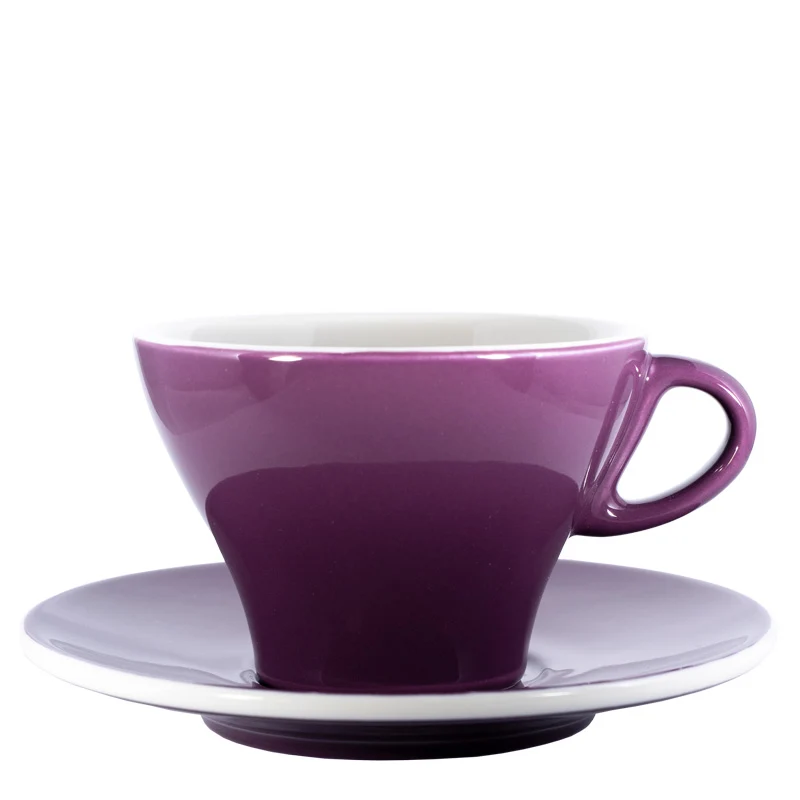 Milchkaffeetasse Gardenia - Violett