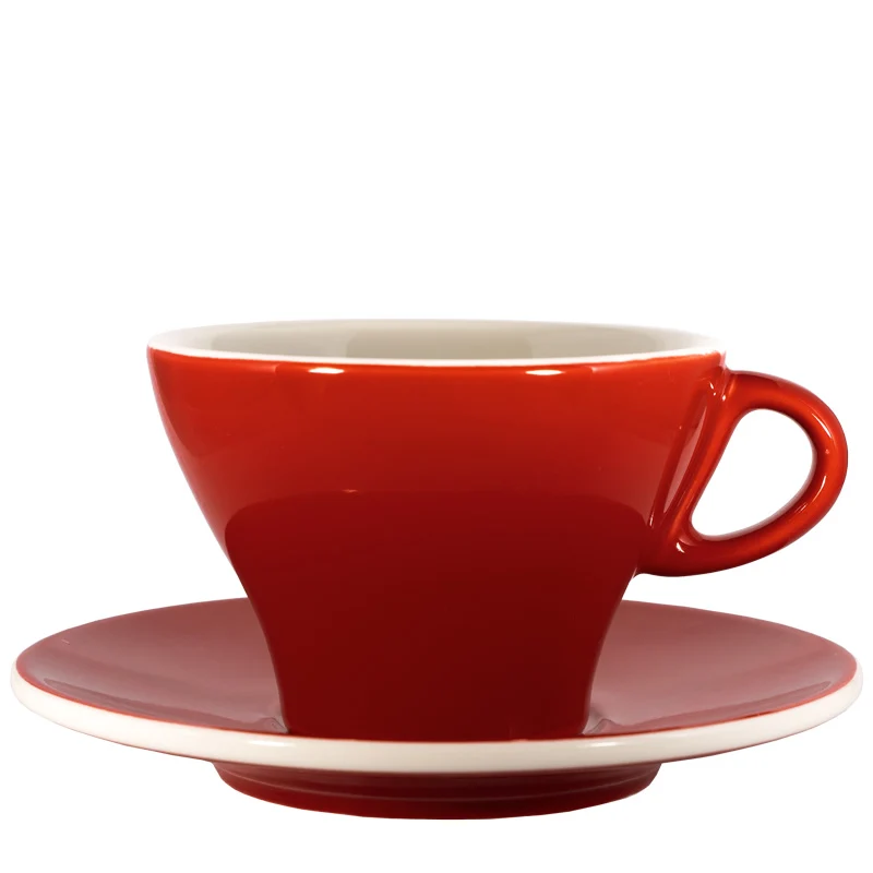 Milchkaffeetasse Gardenia - Rot