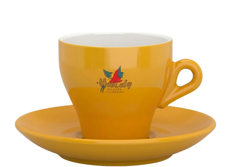 HARDY Cappuccinotasse Gelb