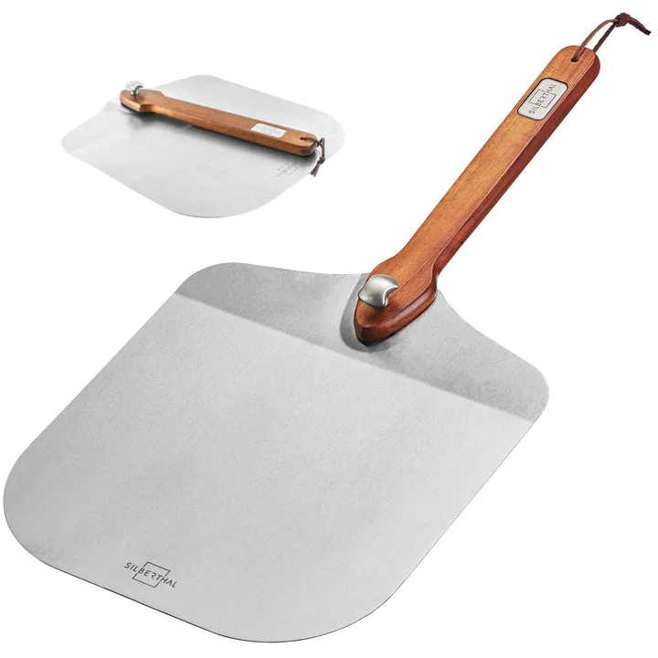 B-Ware SILBERTHAL Pizza-Schaufel Edelstahl Pizzaschieber Brotschaufel Flammkuchen842