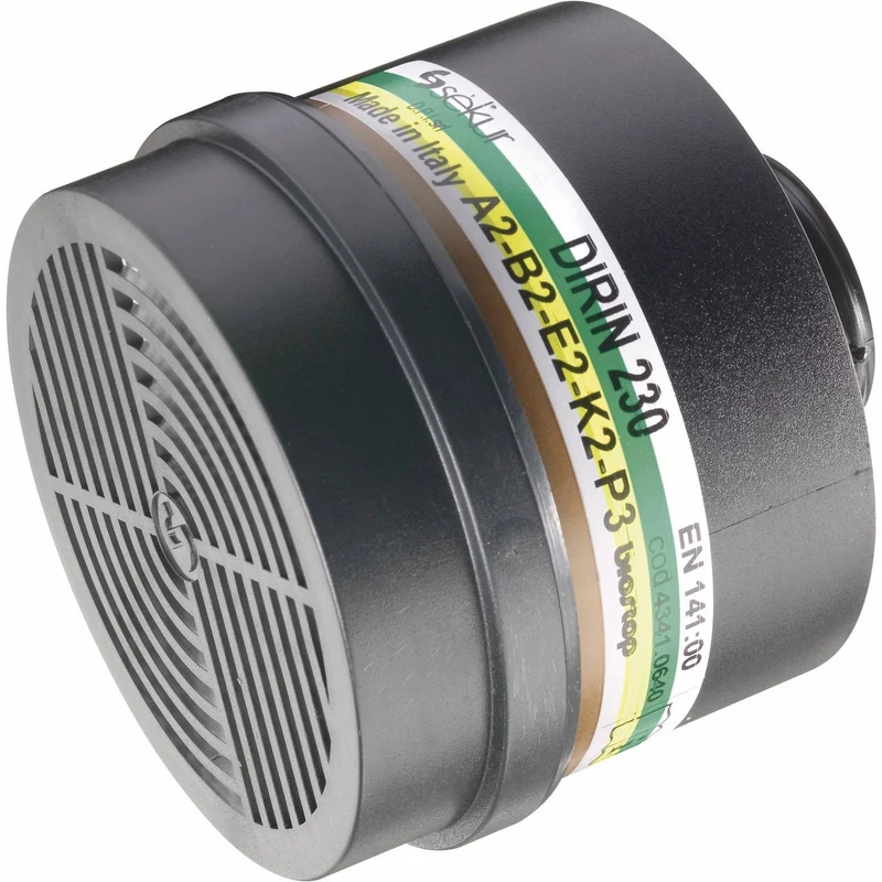 B-Ware Ekastu Mehrbereichsfilter Kombifilter Gasmaske A2B2E2K2P3 Kunststoff Filter