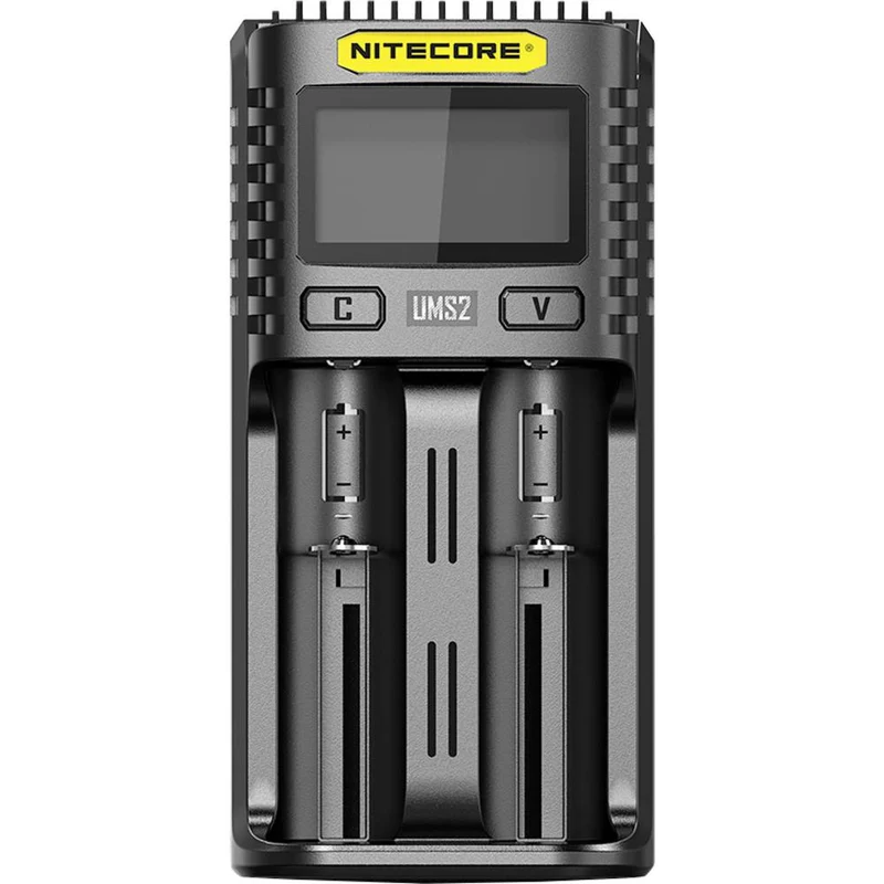 B-Ware Nitecore UMS2 USB-Schnell-Ladegerät USB-Ladegerät Akku-Gerät Handy-Zubehör