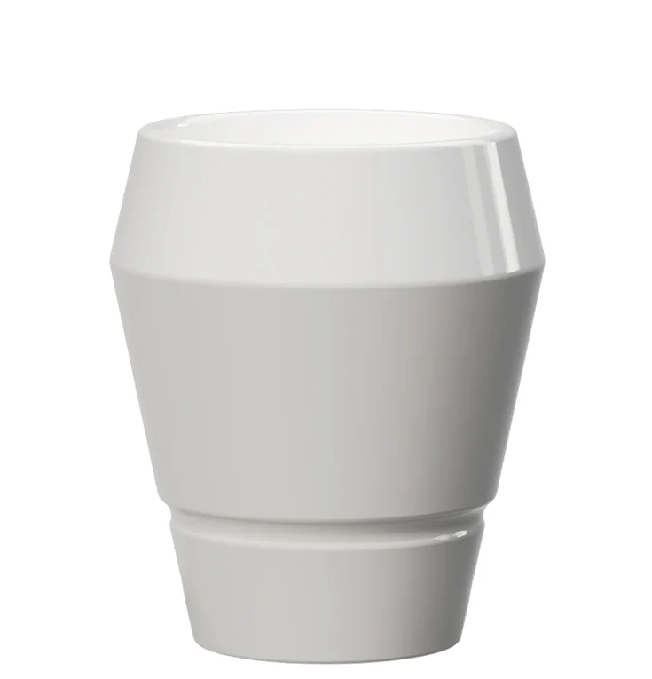 Maniko Becher Weiß Doppelwandig