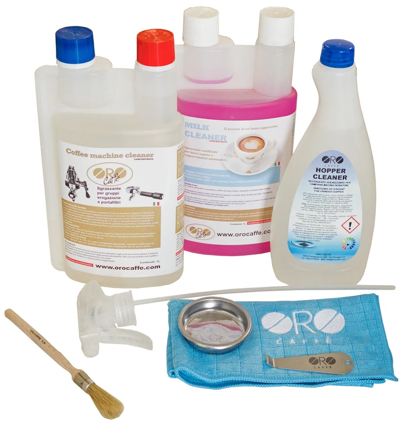 Oro Caffè Reinigungs-Kit für Siebträger und Vollautomaten